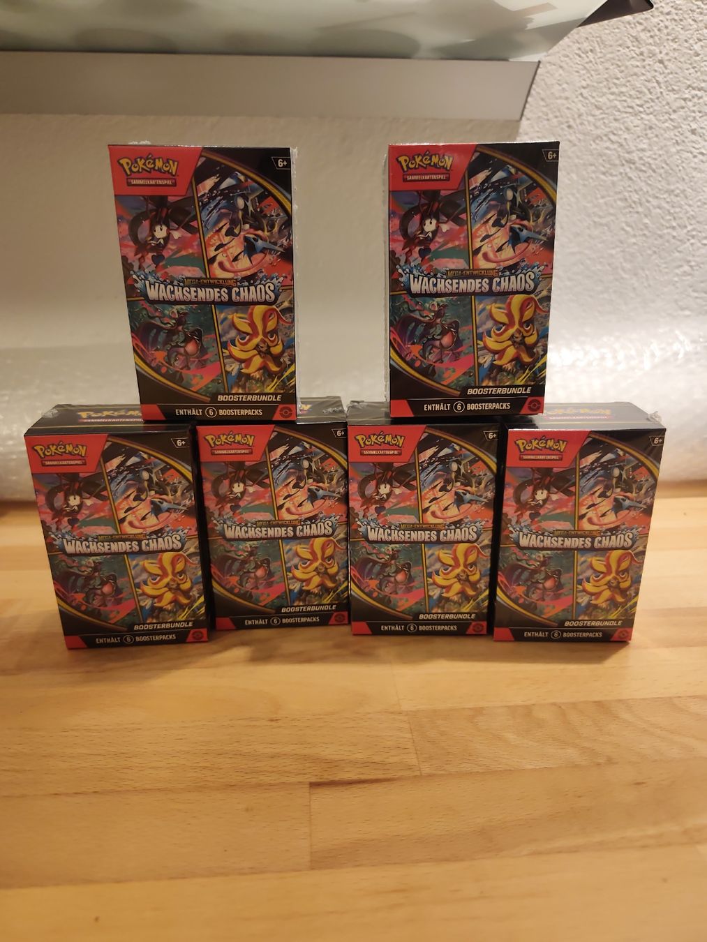 Pokémon Carte collezionabili: Wachsendes Chaos Booster bundles  – Nuovo e nell'imballaggio originale da Zürich venduto da DominicNussbaum