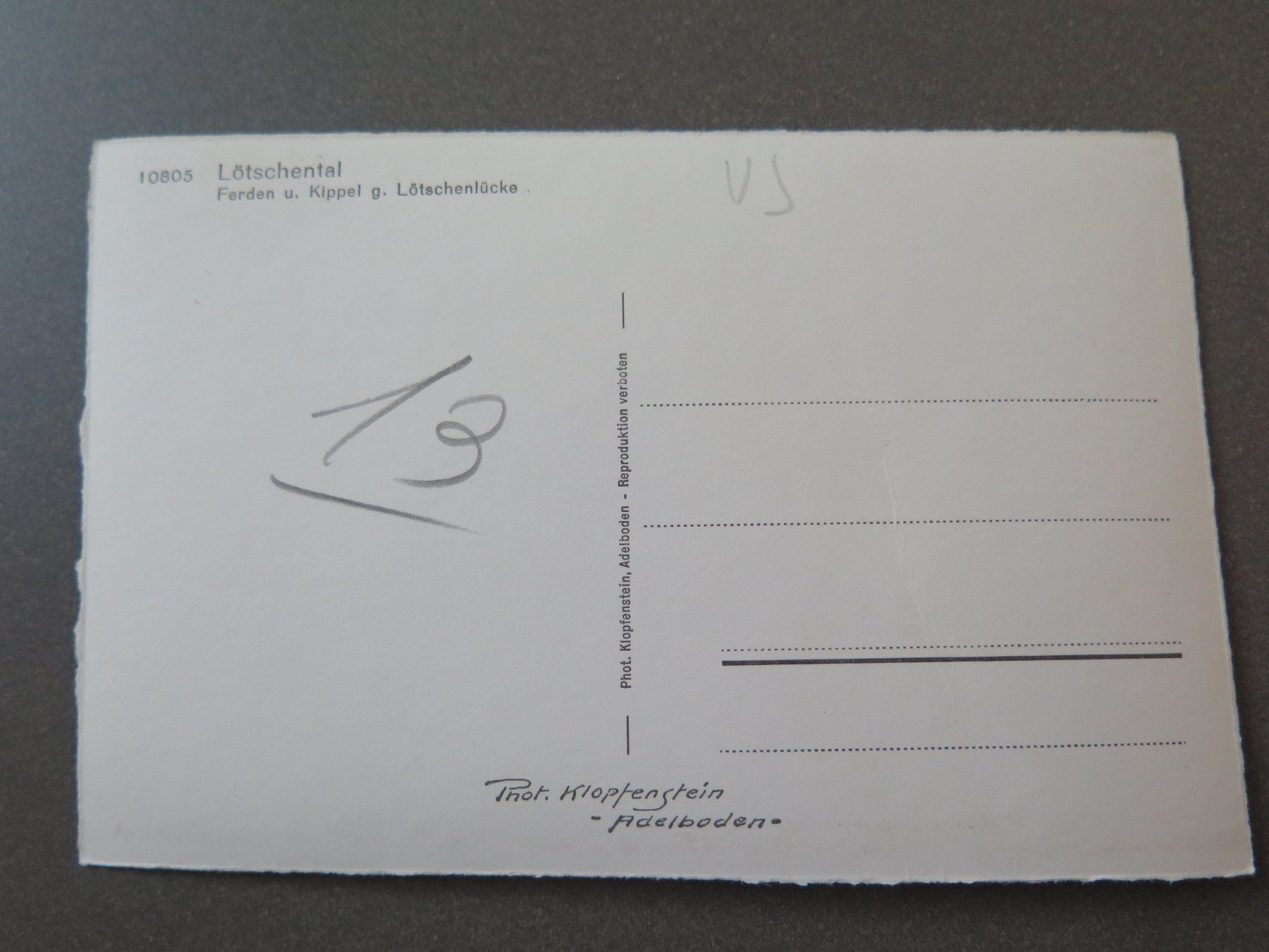 Cartoline postali: LÖTSCHENTAL - FERDEN U. KIPPEL – Usato da Wittenbach venduto da lipasal 1