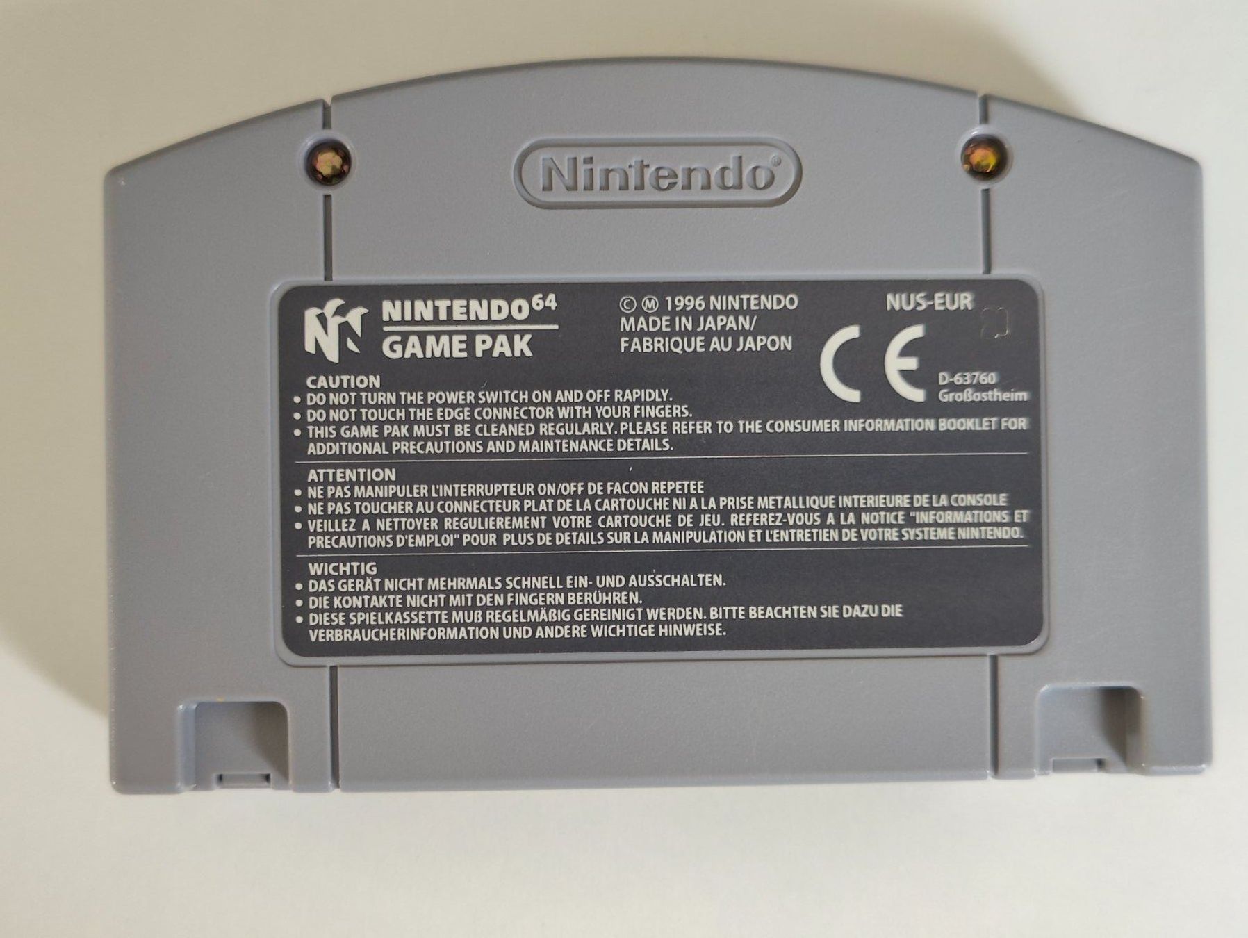 Nintendo Giochi: Waverace 64 Nintendo 64 – Usato da Dintikon venduto da Nightcom 1