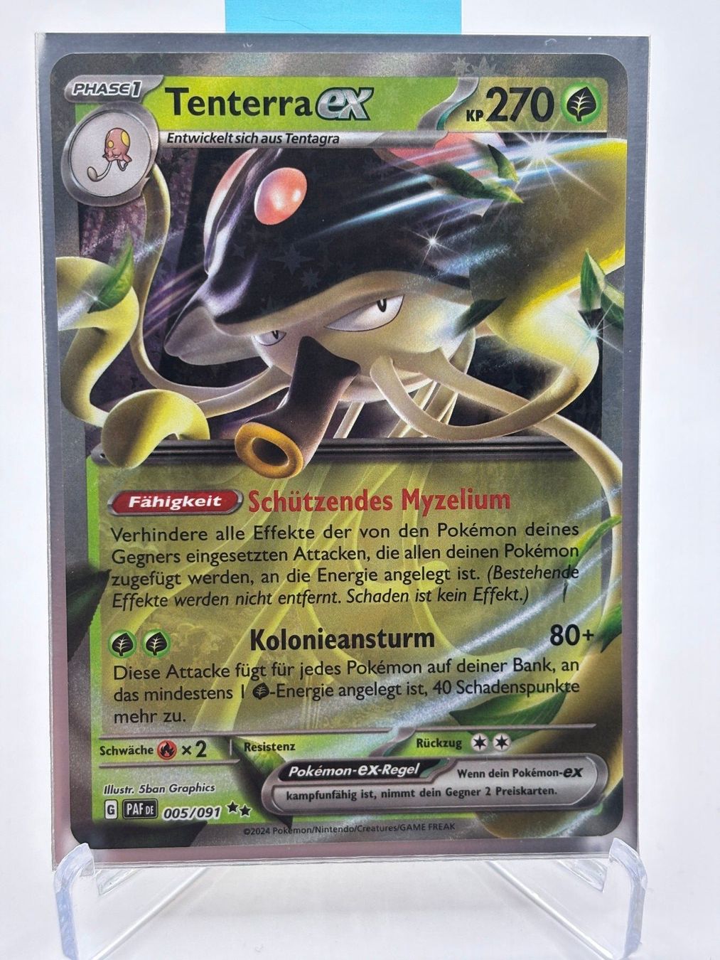 Pokémon Carte collezionabili: Paldeas Schicksale - Tenterra ex  (PAF 5) - DE – Nuovo (secondo la descrizione) da Allschwil venduto da Bullach