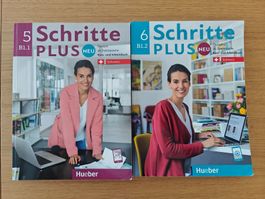 Libri Schritte Plus Neu 5 (B1.1) + 6 (B1.2) Edizione CH