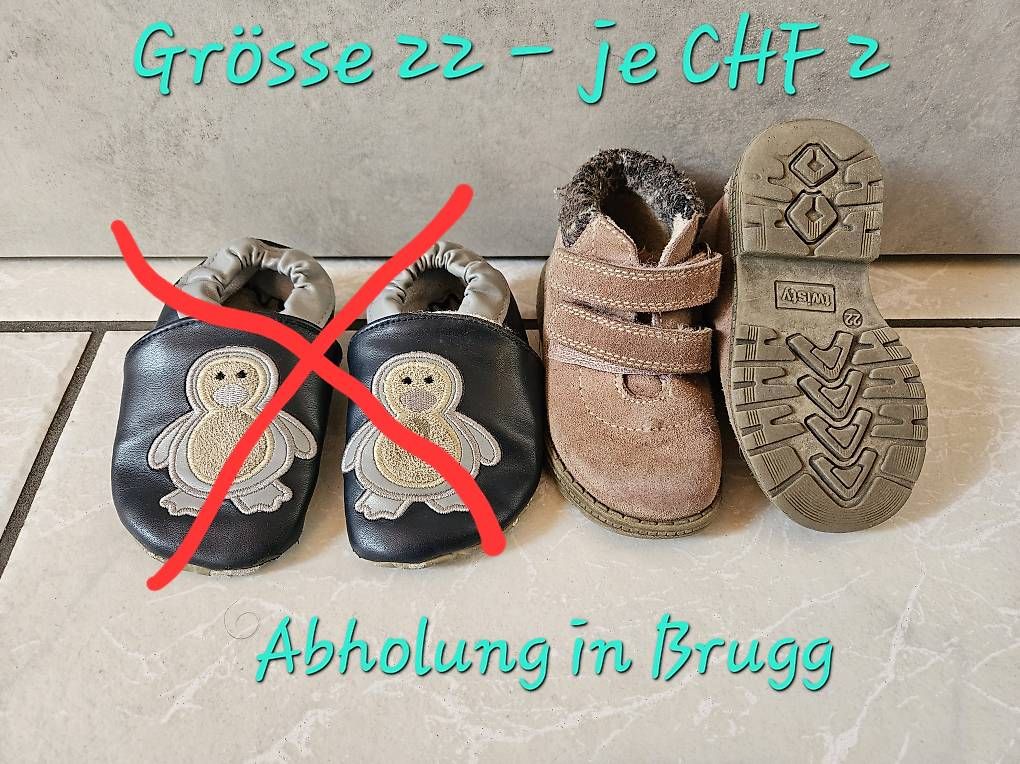 Schuhe für Jungen: Schuhe Grösse 22 – Gebraucht aus Brugg AG von man_cx5c