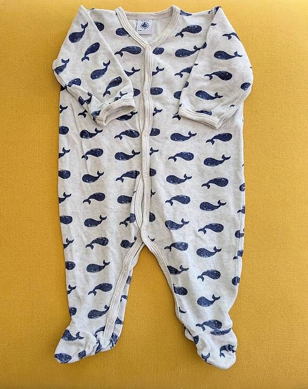 Petit Bateau Pigiama & Simili: Petit Bateau Pyjama mit Füssen  Gr. 68 – Usato da Zürich venduto da crem8