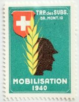 Soldatenmarke 2.WK, Vpf Trp Geb Brigade 10, Wi Vpf 71