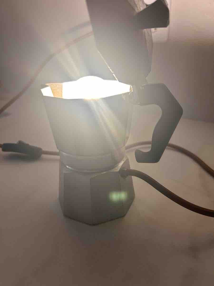 Lampen: Bialetti Lampe umgebaut – Gebraucht aus Biel/Bienne von DonCorleone77 2
