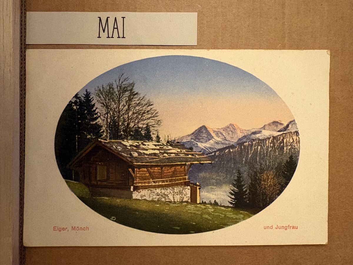 Cartoline postali: AK von Eiger Mönch Jungfrau – Usato da Rümlang venduto da Kartenpost1