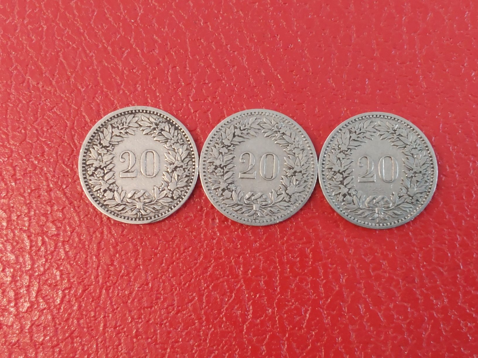 Alle Münzen: 3x 20rappen 1884 85 91 – Gebraucht aus St. Gallen von aha_2prr 1