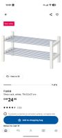 Zwei gut erhaltene Schuhregale Ikea zu verkaufen