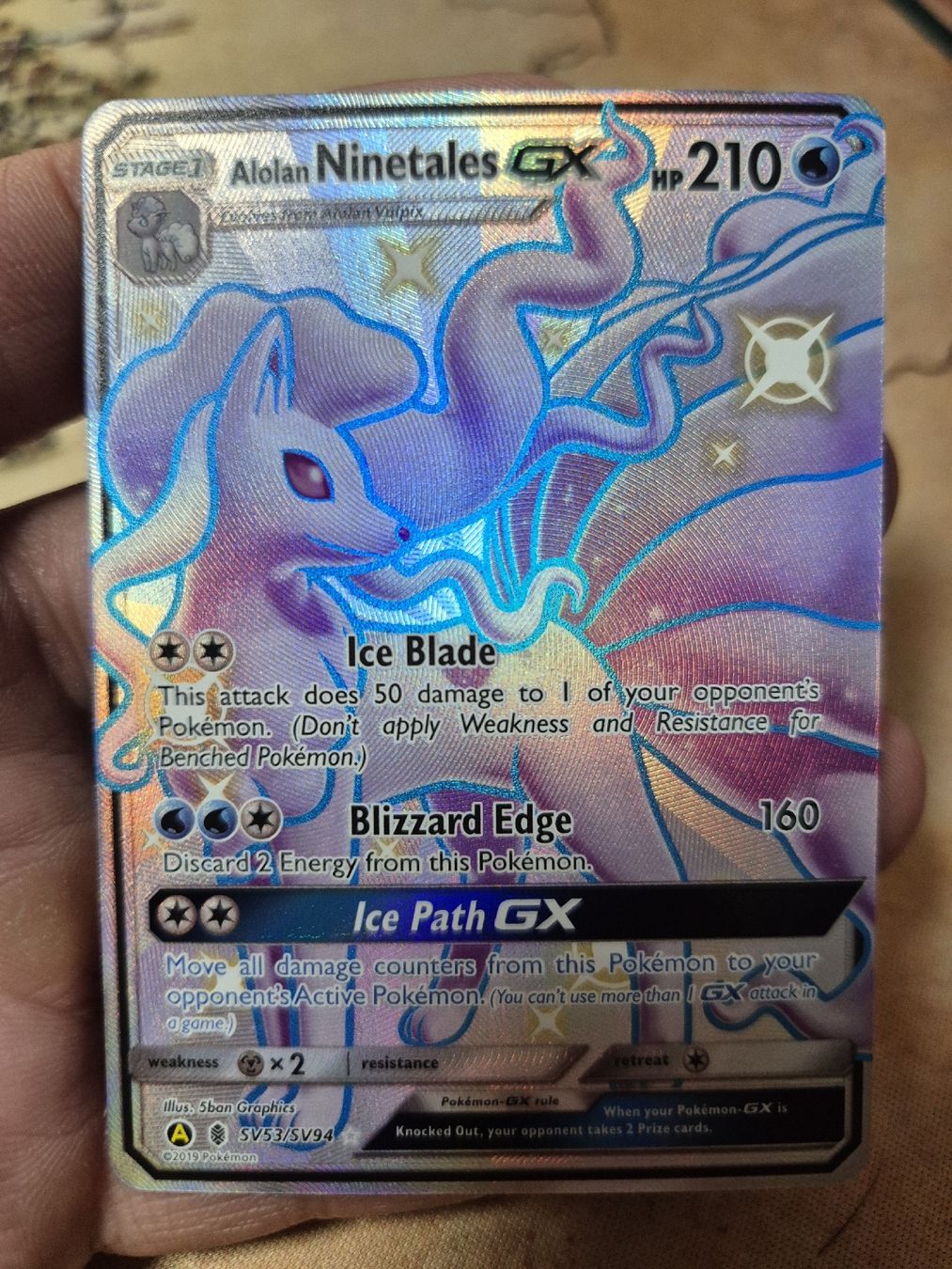 Pokémon Carte collezionabili: Shiny Alolan Ninetales GX eng. – Nuovo (secondo la descrizione) da Güttingen venduto da trophy117