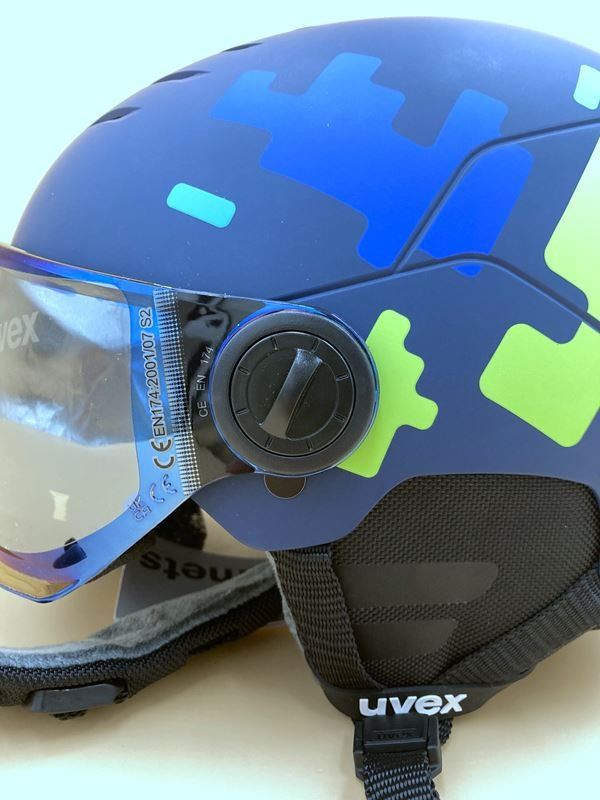 Uvex Helme: UVEX | Skihelm | Rocket Jr. Visor | 51 - 55 cm, S – Gebraucht aus Wittenbach von Restwert_St-Gallen 5
