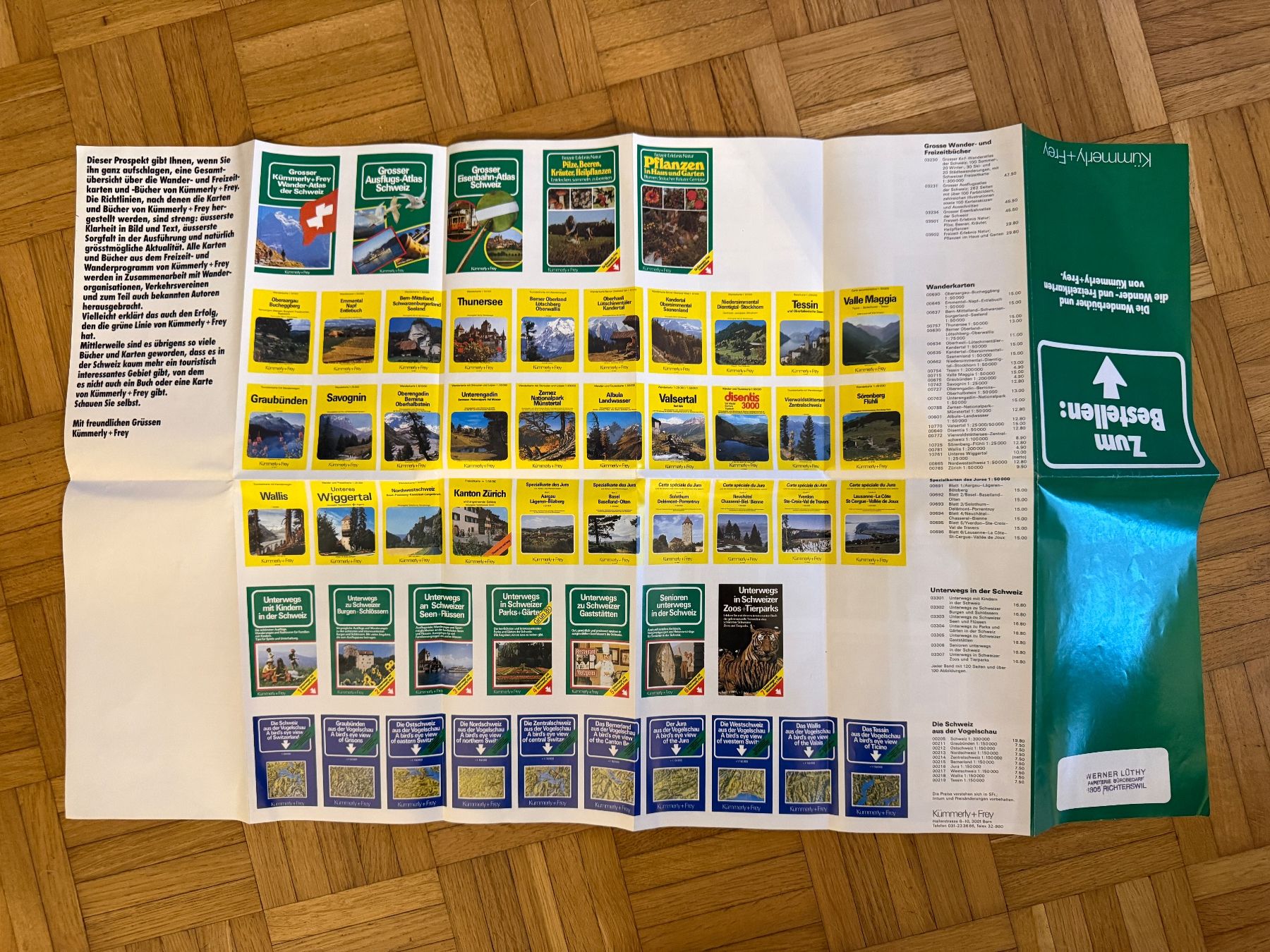 Cartine & Atlanti: Kümmerly+Frey Wanderkarten Katalog - Herbst Angebot! – Usato da Erstfeld venduto da Mario_boe0 2