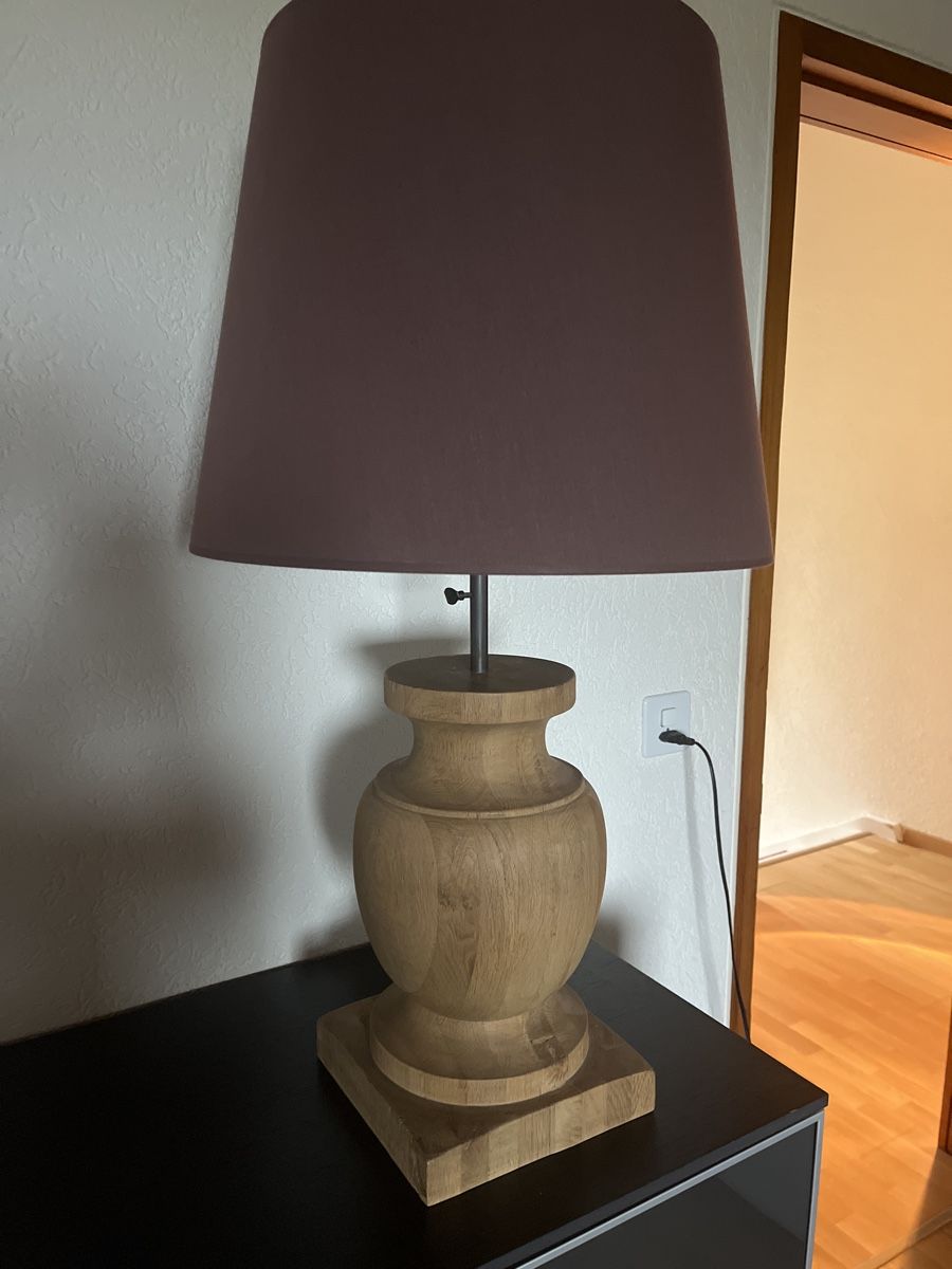 Lampade: Magnifique lampe chêne – Usato da Lens venduto da Tosca70 3