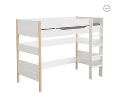 Paidi Spielbett H160 mit Matratze 90x200cm & Fussball-Deko