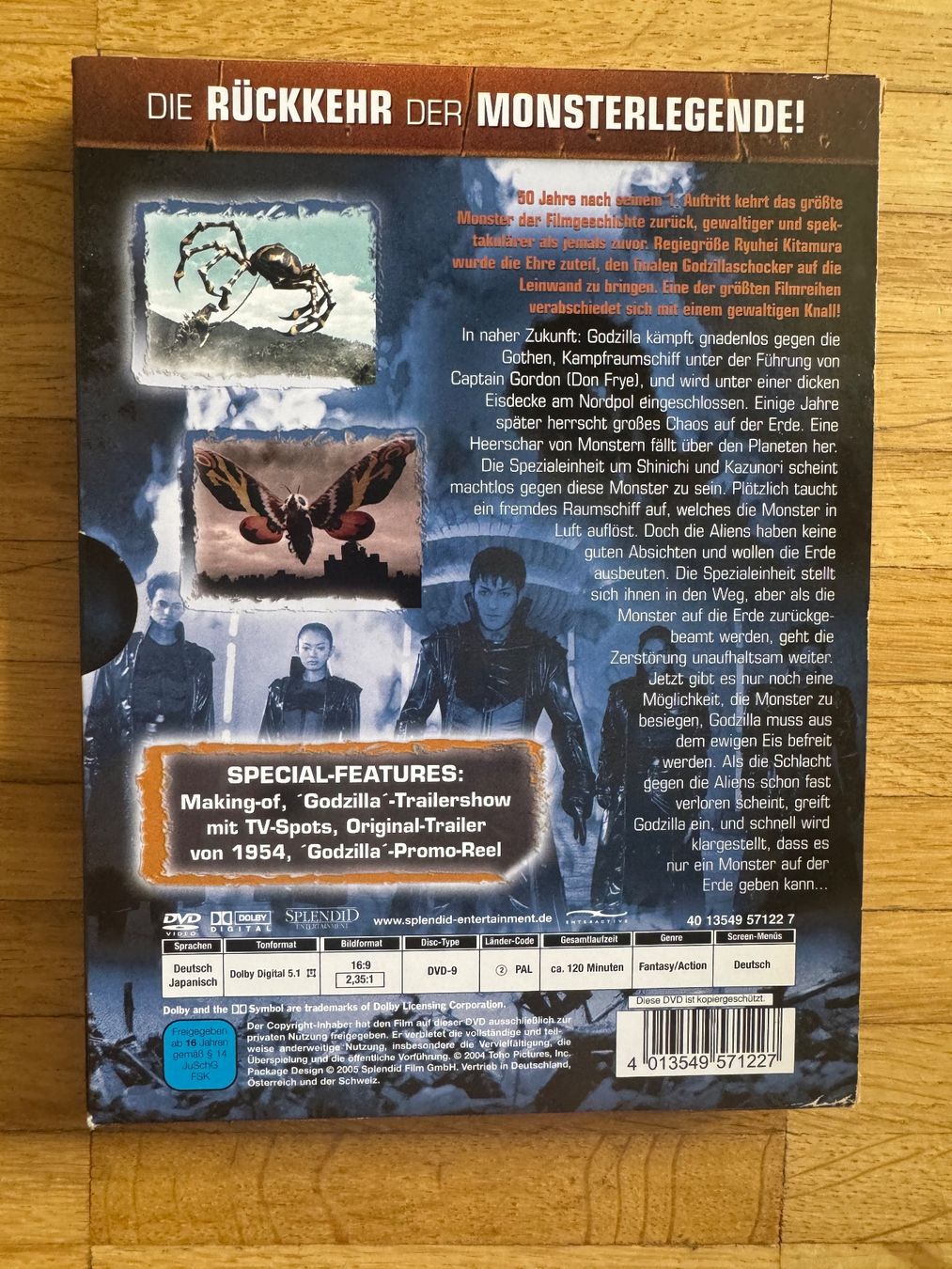 Tous les DVDs: GODZILLA: Final Wars  (DIGIPACK).  (DVD) – D'occasion à Basel par san_2qlq 1