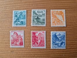 CH-Briefmarken ** Zustand gemäss Bilder Karte D5