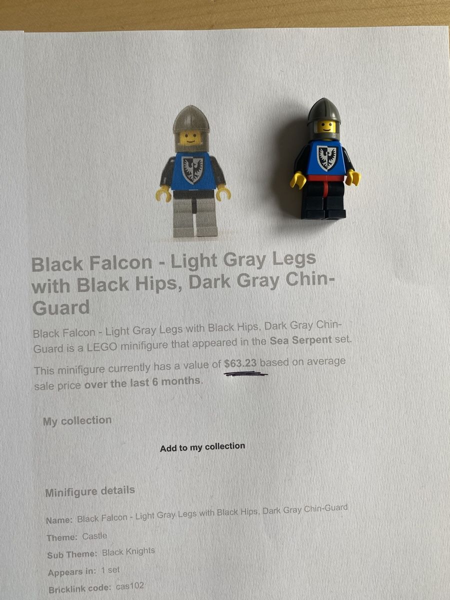 Lego Statuette: Lego Sammlerfiguren 4 Stück – Usato da Mosnang venduto da Goldwasser 6