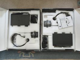 2x AKG PW 45 Sport Set Headset + 1 Hand Funkmicrofon