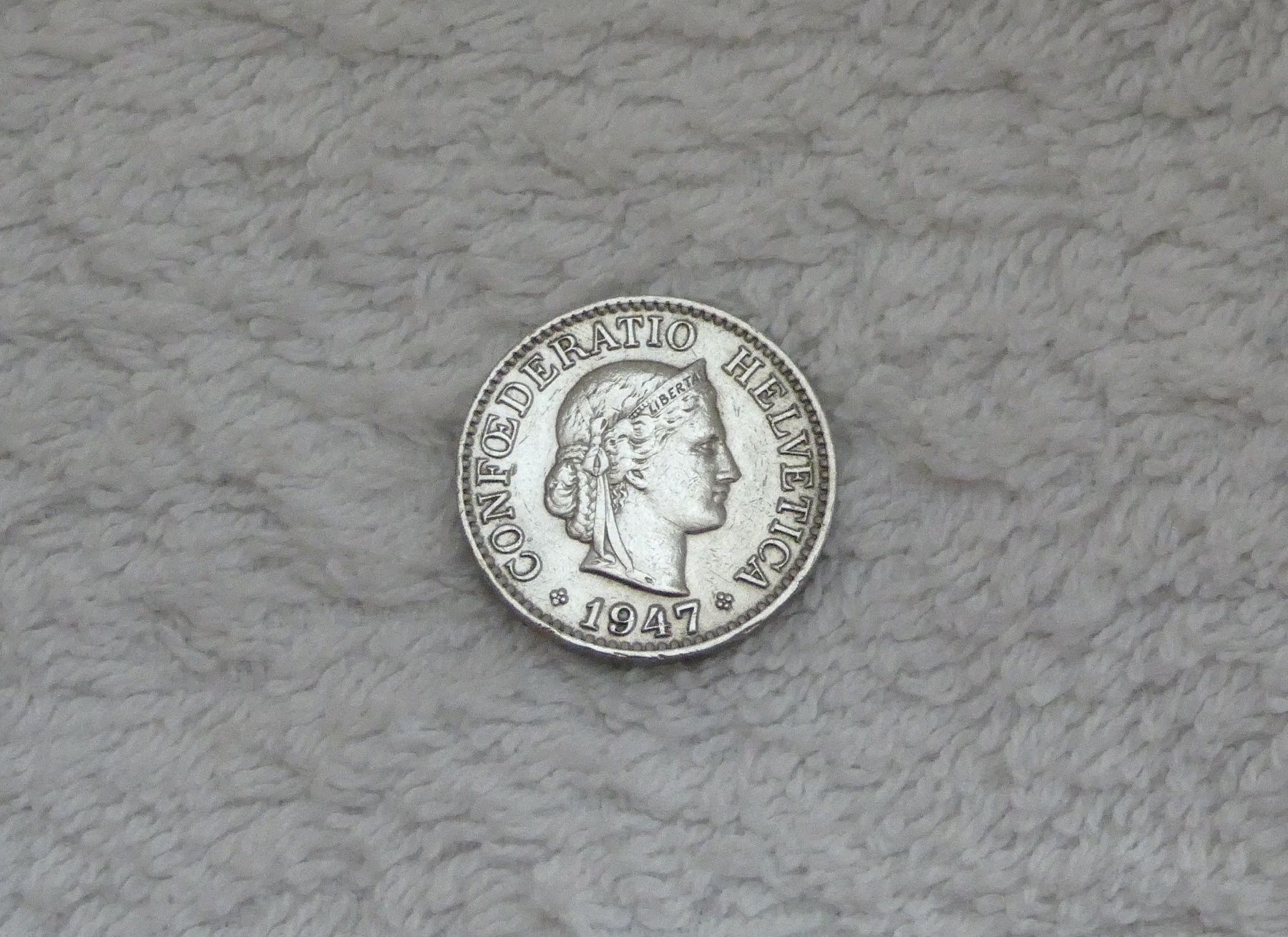 Tutti le monete: 10 centimes/rappen 1947 – Usato da Nyon venduto da Ilmi09