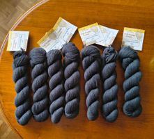 7x Rosy Green zertifizierte Bio Merino Wolle