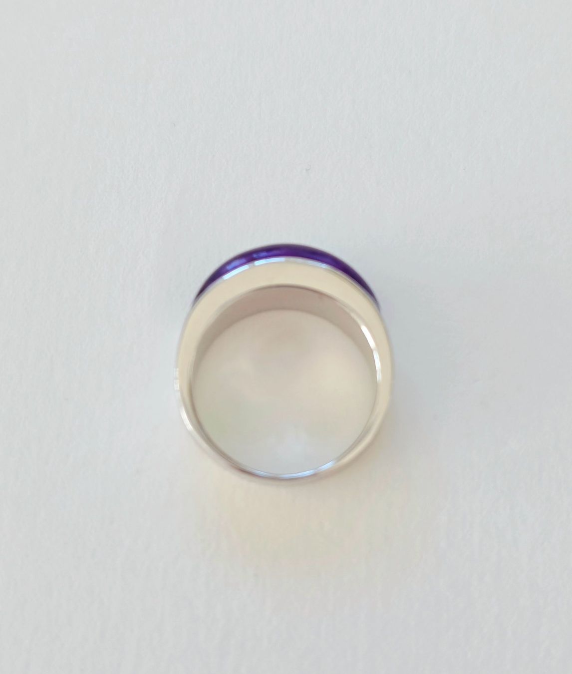 Anelli: Moderner Amethyst Silberring (925) - Neu – Nuovo e nell'imballaggio originale da Uetikon am See venduto da Coralreef 4