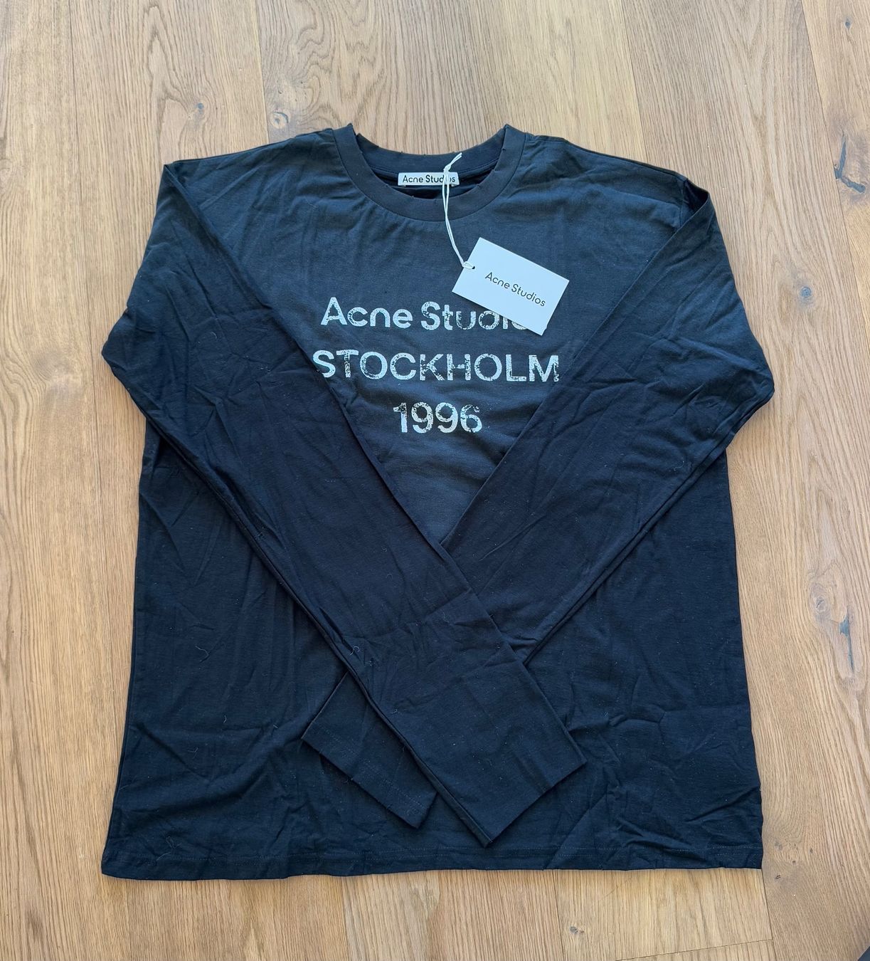 Acne Studios T-shirt: Acne Studios Longsleeve Gr. S, schwarz – Nuovo (secondo la descrizione) da Triesen venduto da atos87