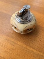 Briquet vintage chouette en pierre. Collection objet décorat
