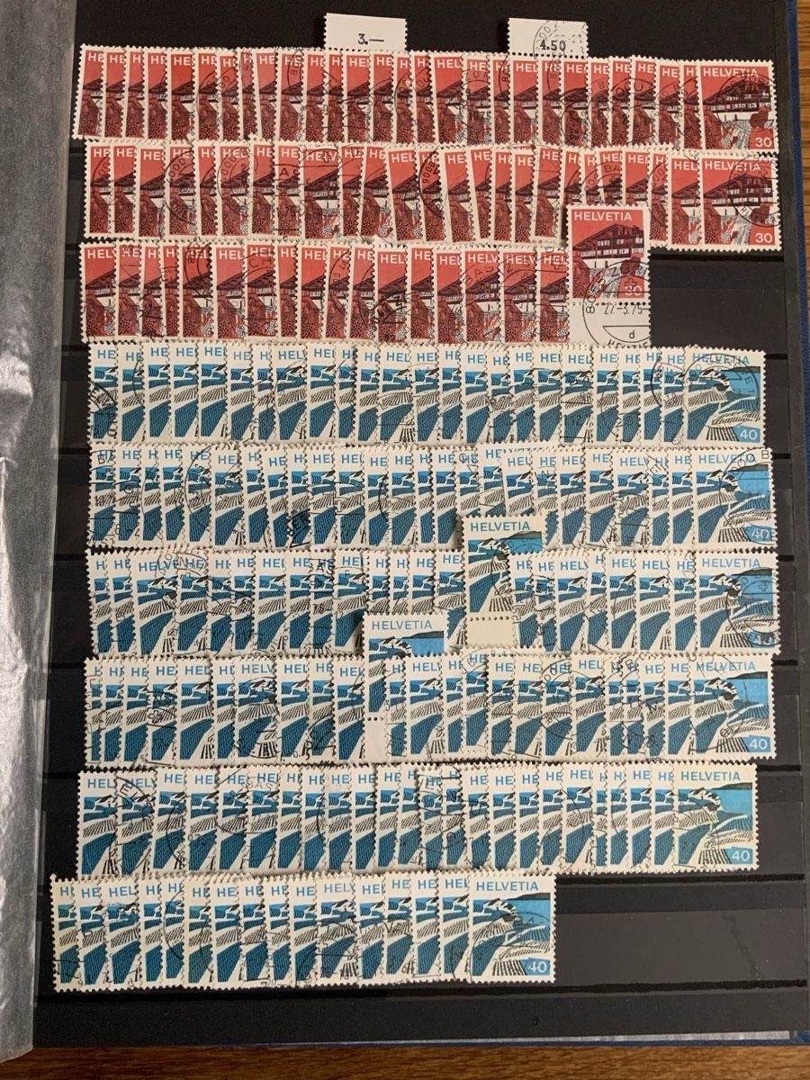 Alle Briefmarken: Briefmarken Schweiz – Gebraucht aus Binningen von chr_cr5n 7