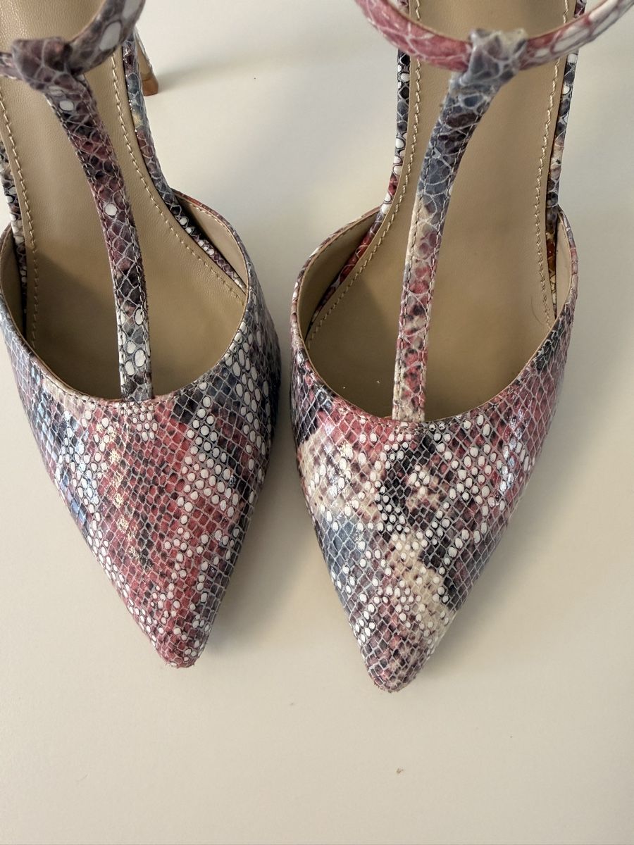 Scarpe da donna: Chic Schlangenleder schuhe in Rosé/Grau – Nuovo (secondo la descrizione) da Dietikon venduto da jes_2jbf 3