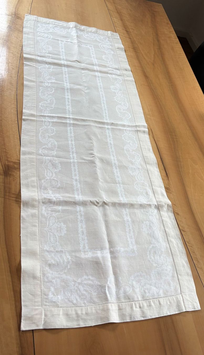 Tutte le decorazioni: Vintage Tischläufer, cremefarben, Top! – Usato da Zürich venduto da Drahtzug
