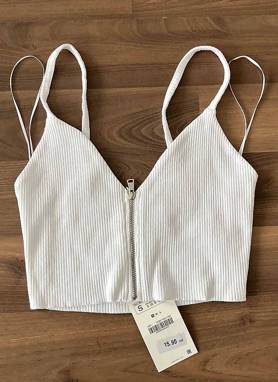 Top: weisses Tank Top – Usato da Köniz venduto da mcp_l62p