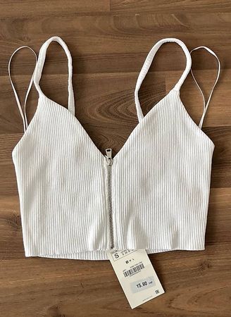 weisses Tank Top