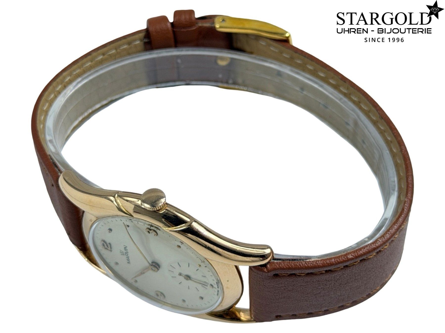 Marvin Orologi: Marvin Handaufzug Vintage Gold – Usato da Zürich venduto da Stargold-Uhren 4