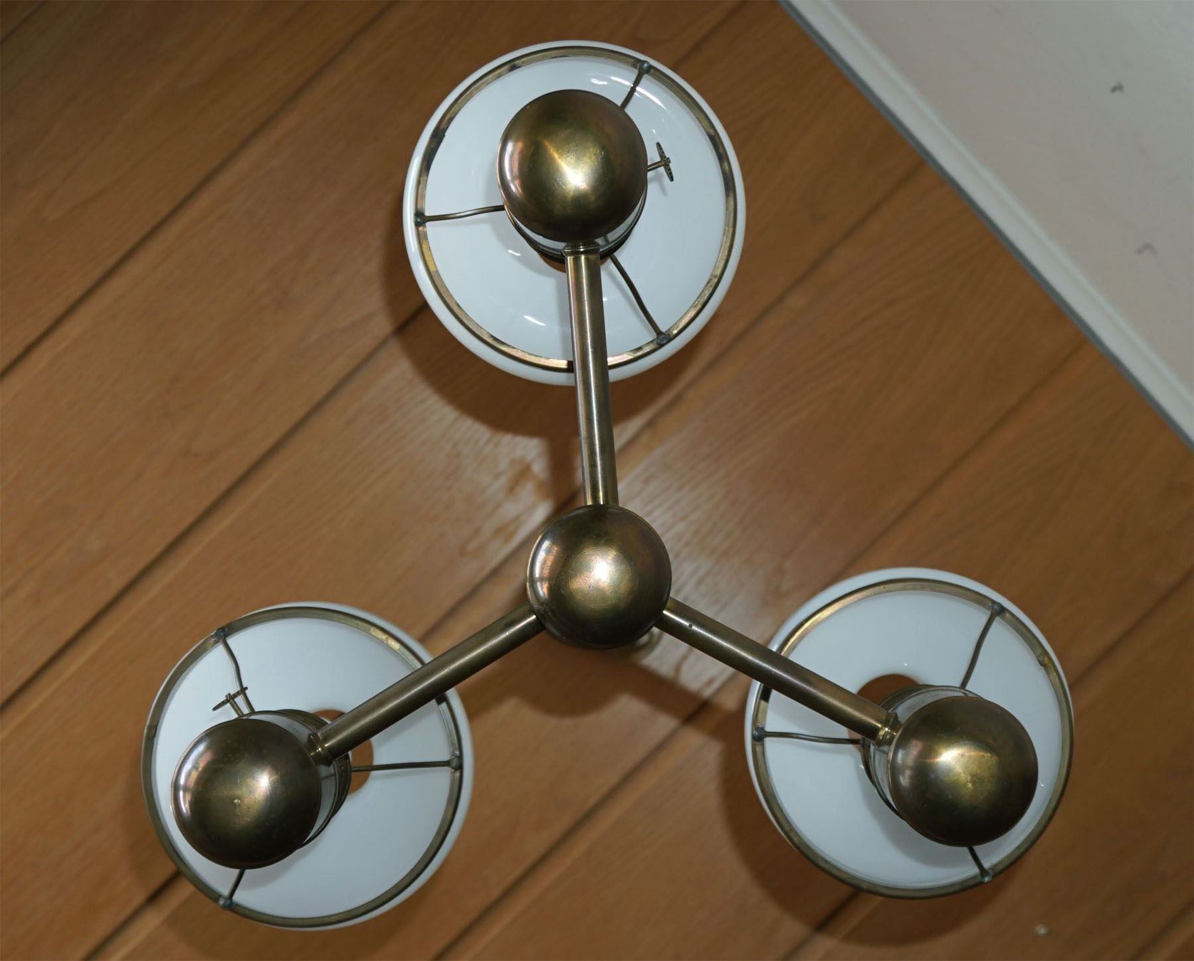 Lampadari & plafoniere: Nostalgischer Messing Kronleuchter – Usato da Meggen venduto da Brockitare 4