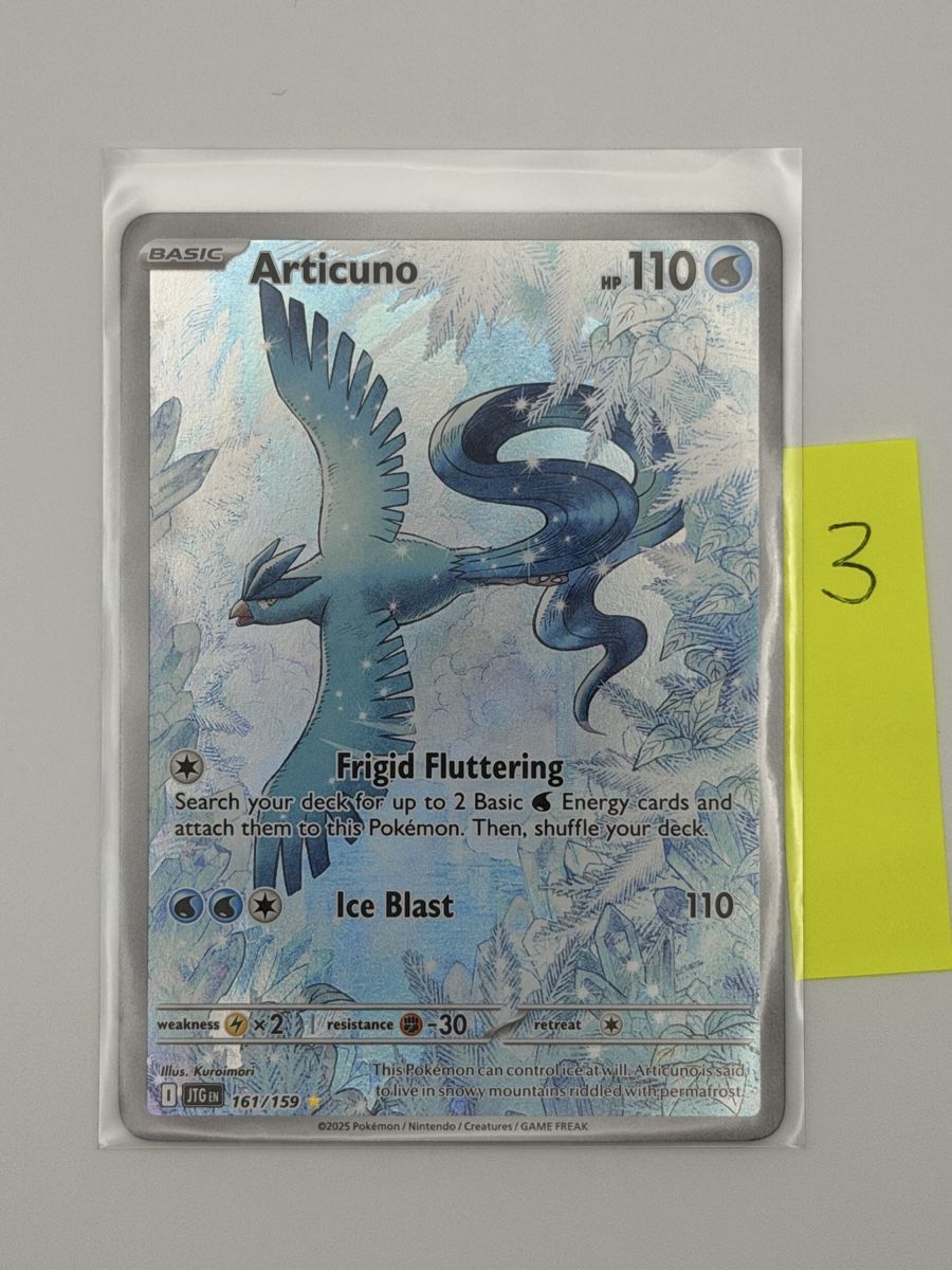 Pokémon Carte collezionabili: Pokémon Articuno 161/159 – Nuovo (secondo la descrizione) da Uster venduto da CDM96