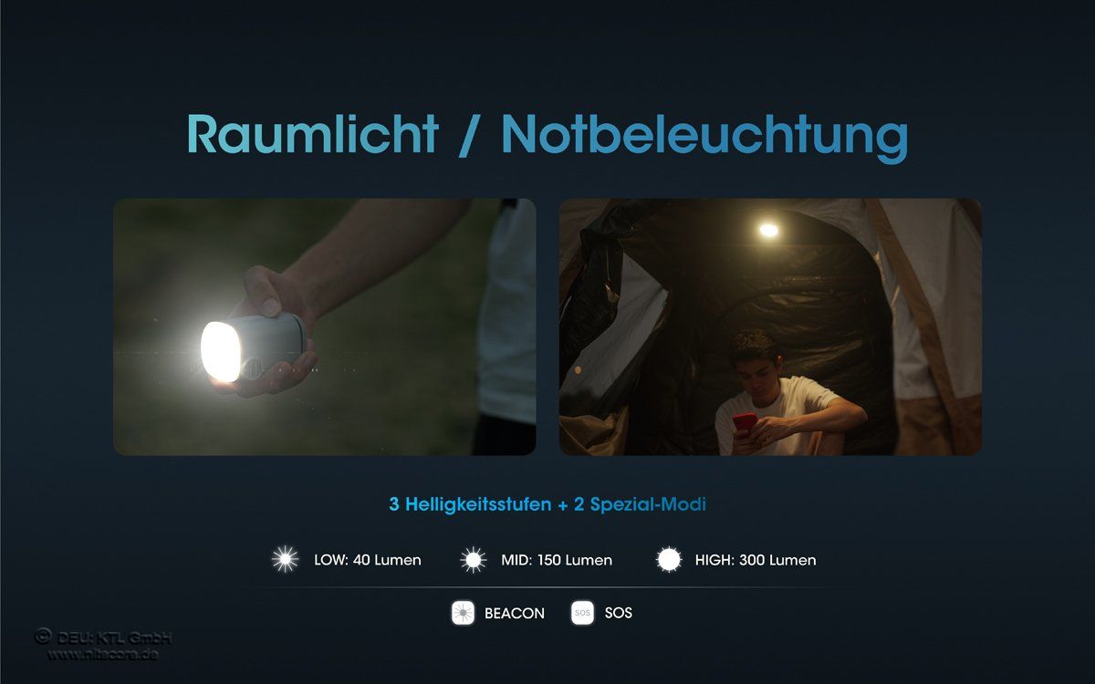 Laborzubehör: elektronische Luftpumpe, mit LED-Leuchte - Nitecore AP10 – Neu und originalverpackt aus Grüningen von Prolumin 6