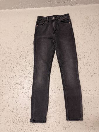 Jeans Hose Damen, schwarz, Vintage skinny, Gr. 36 - Top!