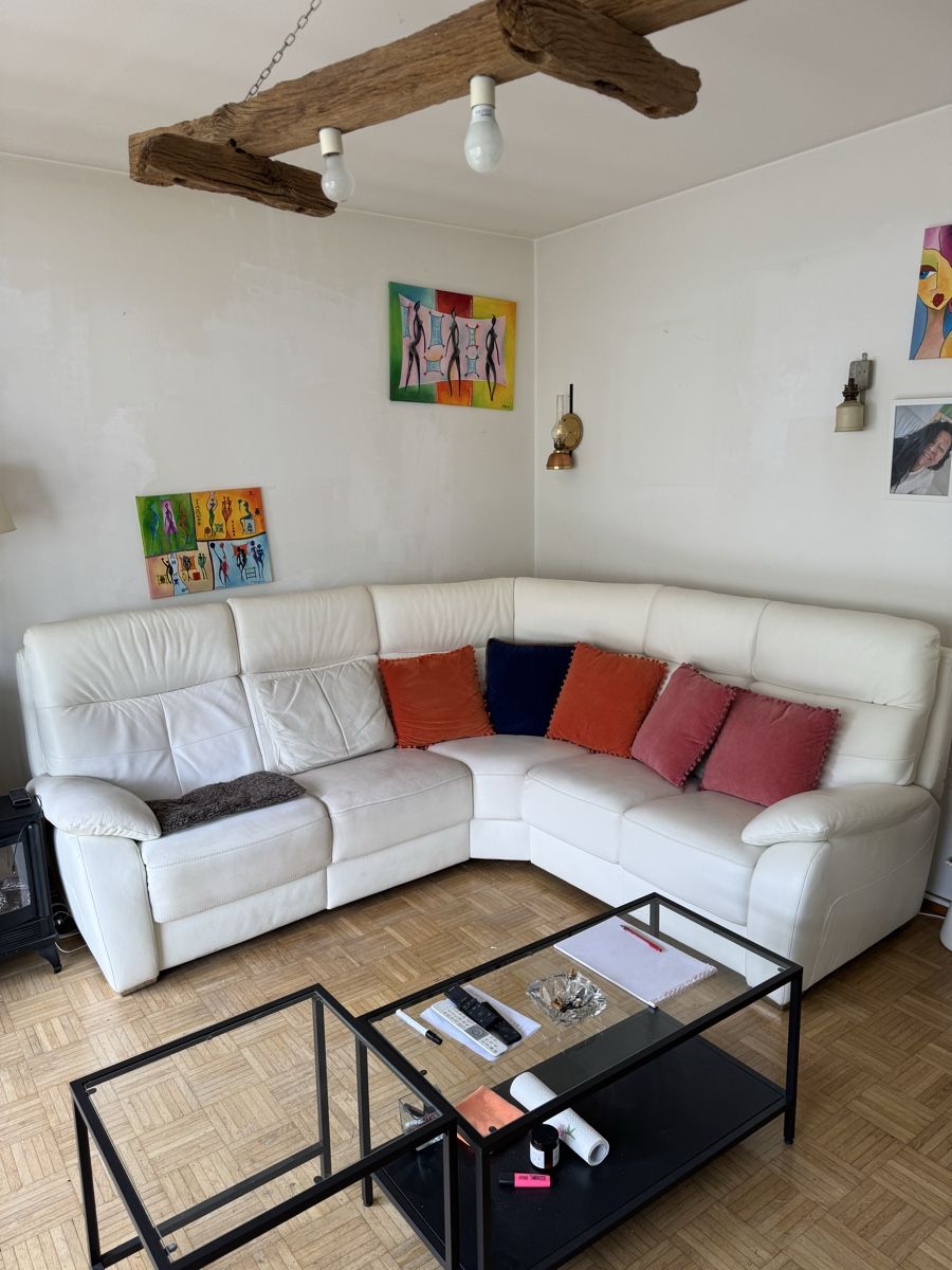Sofas: Ecksofa Leder weiss mit Relaxfunktion gut erhalten – Gebraucht aus Biel/Bienne von Otilla 5