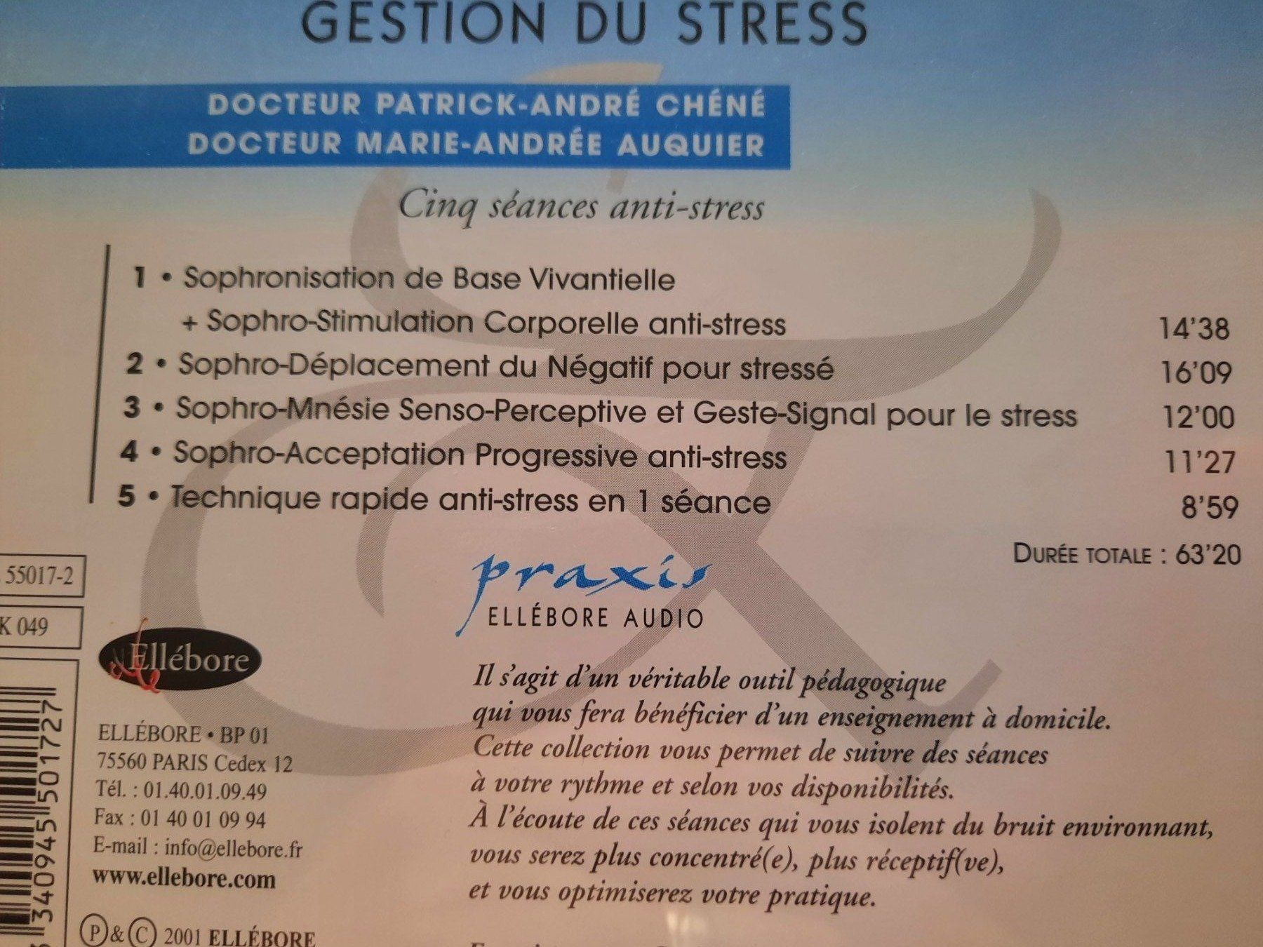 CD: CD Sophrologie - Gestion du stress – Usato da Pully venduto da bro_n52j 2