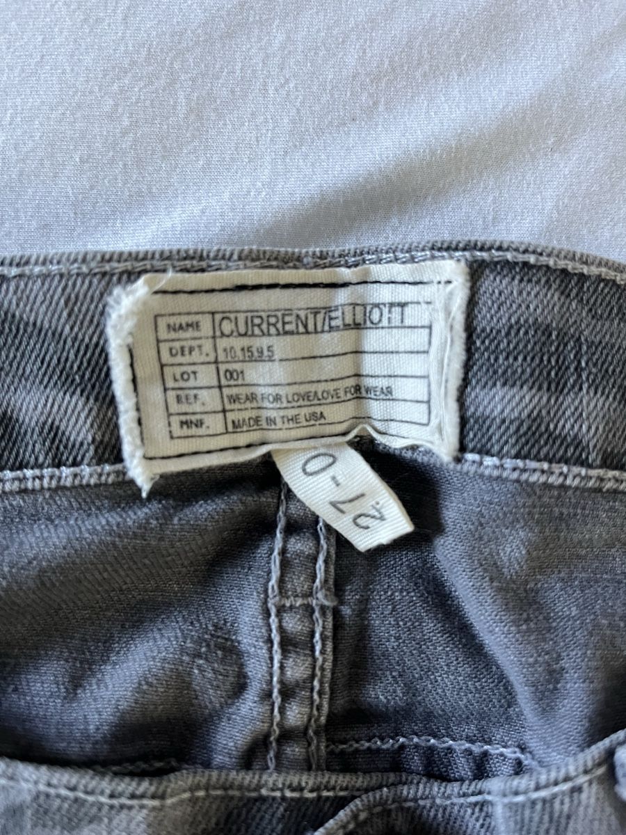 Jeans: Current/Elliott Graue Jeans mit Zebra-Muster - Grösse 27 – Usato da Zürich venduto da MonGusta 1