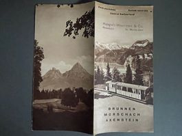 Brunnen Morschach Axenstein / Bahn Eisenbahn Schwyz