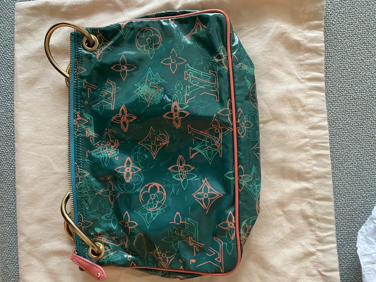 Louis Vuitton Borse da donna: Louis Vuitton Richard Prince Vinyl Vert – Nuovo (secondo la descrizione) da Kaiseraugst venduto da RJ03 4