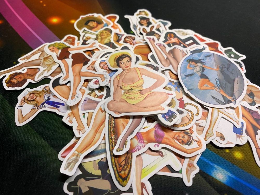 Pin Up Girls Stickers I 50 Stk.I Wasserdicht | Kaufen auf Ricardo