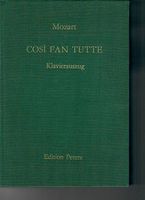 Partition W.A. Mozart Cosi fan tutte