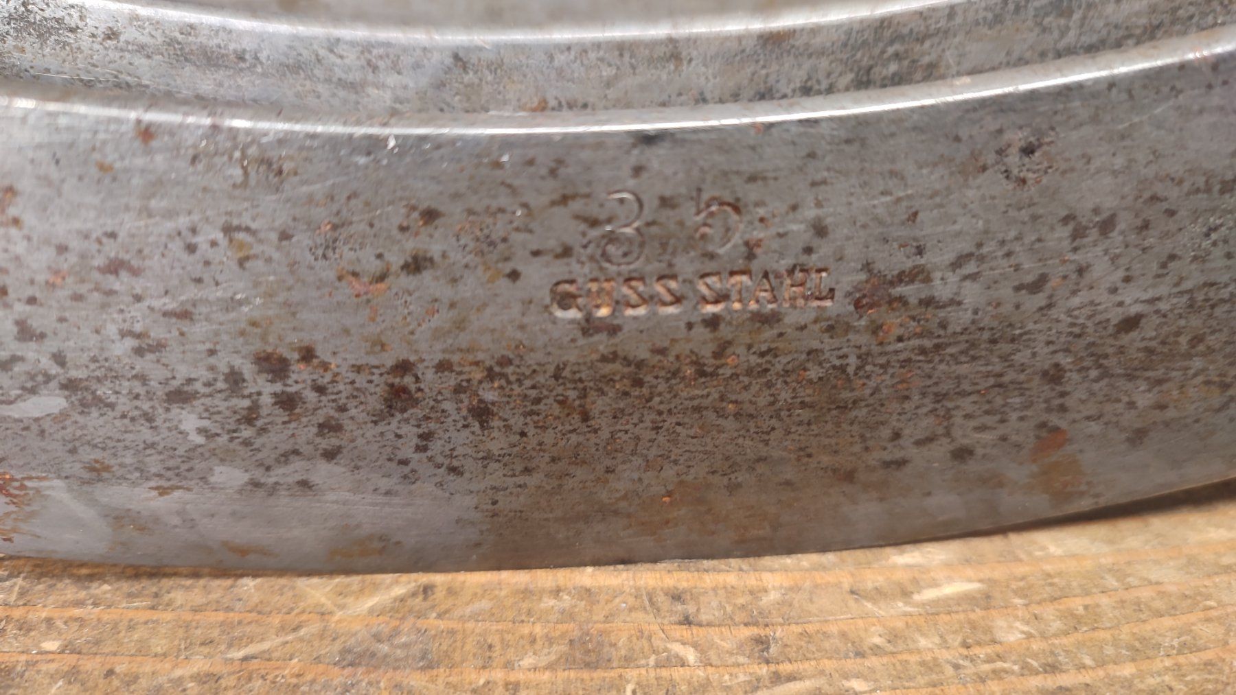 Coltelli da cucina: Wunderschönes altes Wiegemesser Doppel-Klinge – Usato da Gelterkinden venduto da MYSTOREFORYOU4460 4