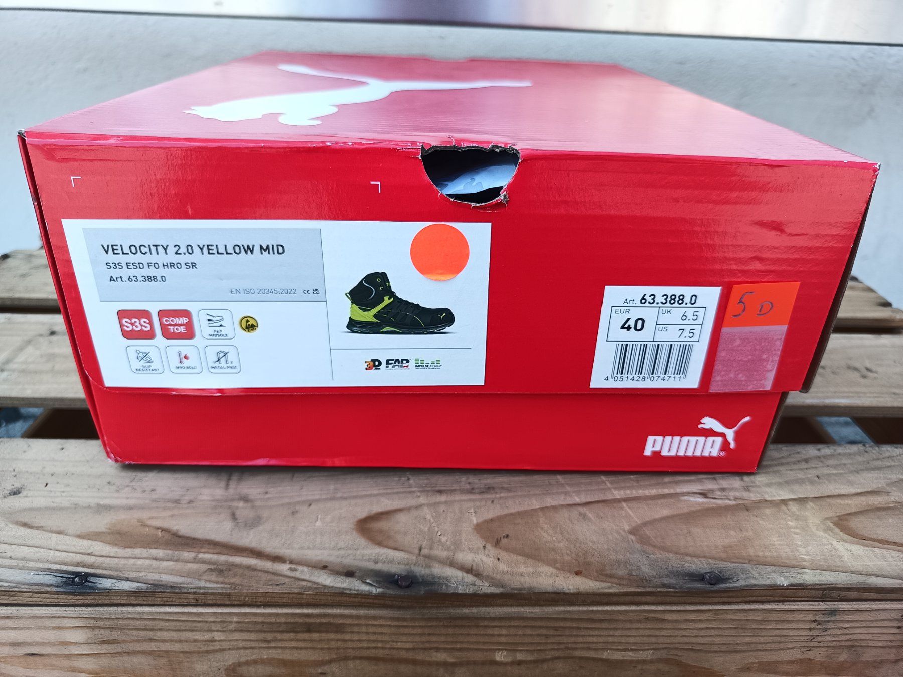 Puma Scarpe da uomo: Puma Sicherheitsschuhe S3S 40 – Nuovo e nell'imballaggio originale da Oberegg venduto da A-Z.Handel.Loehrer 8