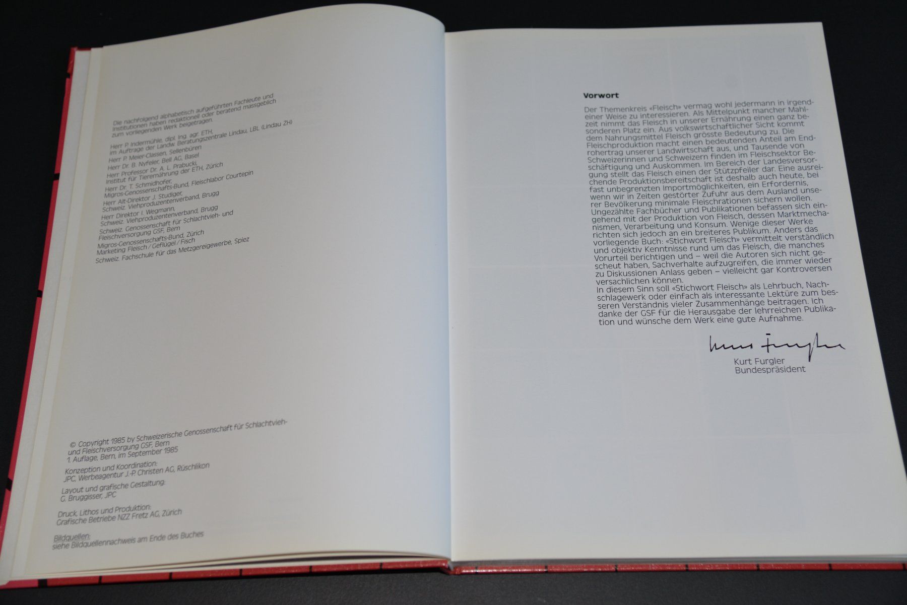 Libri: Stichwort Fleisch, 1. Auflage, 1985 – Usato da Lungern venduto da Kammer-Lungern 5