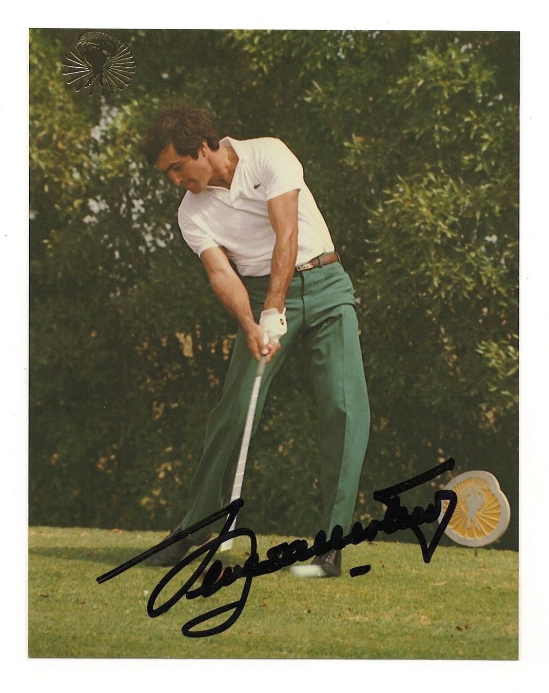 Autogramme: SEVERIANO BALLESTEROS ORIGINAL AUTOGRAMM – Gebraucht aus Basel von verano1000
