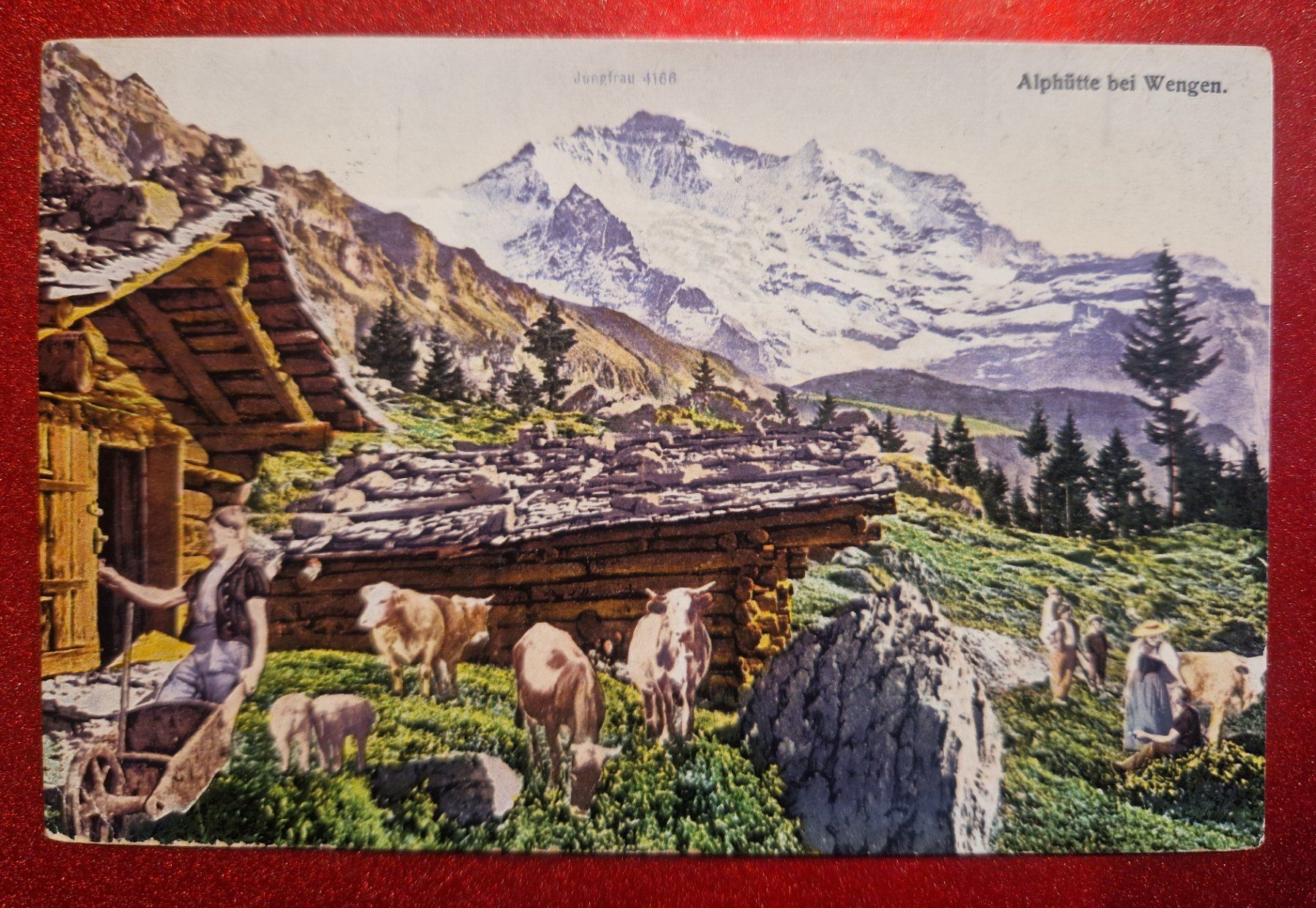 Cartoline postali: Alphütte bei Wengen, 1926 – Usato da Melchnau venduto da Arthurius