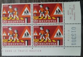 TR15 Timbre Suisse Non Oblitere 1956