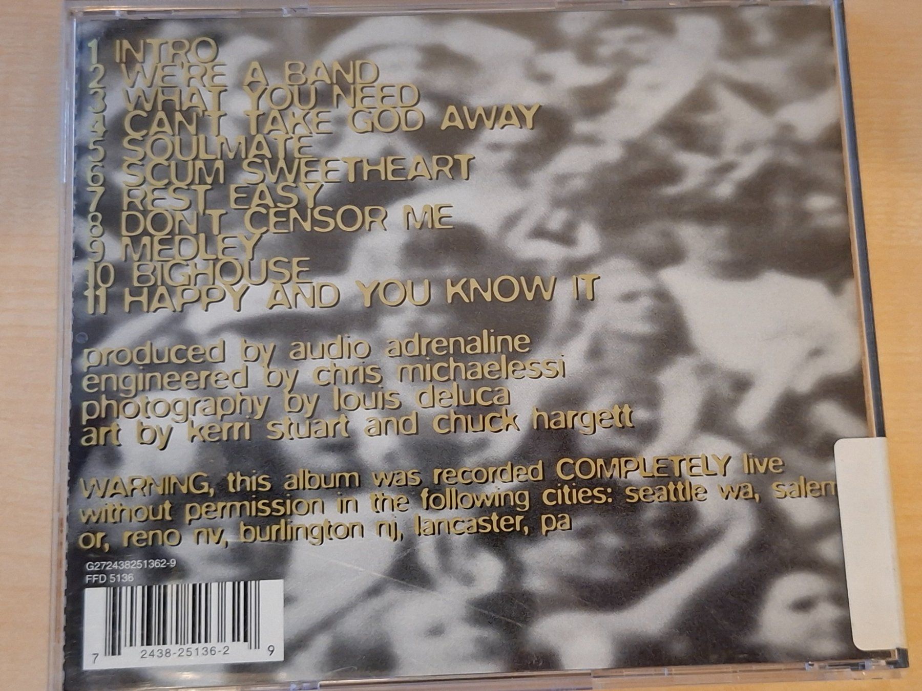CDs: CD Audio Adrenaline. live bootleg von 1995. – Gebraucht aus Glashütten von Christheswiss 1